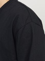 Jack&Jones Pánské triko JORVESTERBRO Loose Fit 12251775 Black (Velikost L)