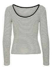 Vero Moda Dámské triko VMCHLOE Tight Fit 10314406 Snow White (Velikost M)