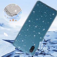 MobilPouzdra.cz Kryt Glitter pro Samsung Galaxy A02 , barva stříbrná