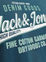Jack&Jones Pánské triko JJELOGO Standard Fit 12254862 Deep Teal (Velikost XL)
