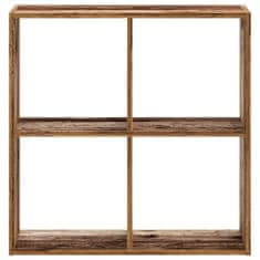 Vidaxl Knihovna old wood 68,5 x 32 x 68,5 cm kompozitní dřevo