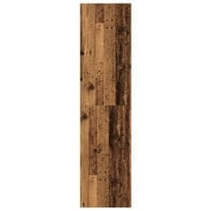 Vidaxl Šatní skříň old wood 80 x 50 x 200 cm kompozitní dřevo