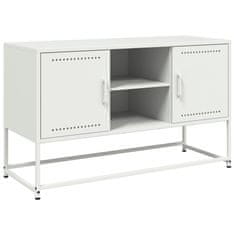 Vidaxl Skříň highboard hořčicově žlutá 100,5 x 39 x 107 cm ocel