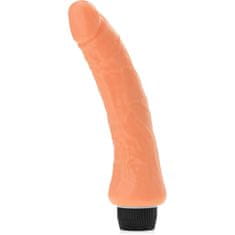 XSARA Elastický vibrátor realistický zahnutý penis sex dildo - 76765876