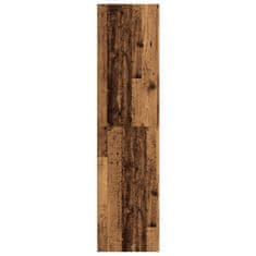 Vidaxl Šatní skříň old wood 100 x 50 x 200 cm kompozitní dřevo