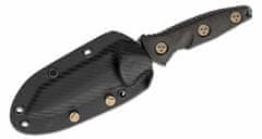 Microtech 114M-3DLCCFS Socom Alpha Mini Serr. taktický nůž 9,5cm, celočerná, uhlíkové vlákno, Kydex