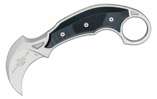 Microtech 118-10R Iconic taktický nůž - karambit 5,7 cm, Stonewash, černá, G10, pouzdro Kydex