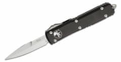 Microtech 120-10 Ultratech Bayonet Standard automatický nůž 8,8 cm, Stonewash, černá, hliník