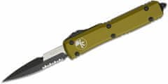 Microtech 120-2OD Ultratech Bayonet Black OD Green automatický nůž 8,8 cm, černá, zelená, hliník