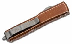 Microtech 121-10DTA Ultratech Distressed Tan automatický nůž 8,8 cm, Stonewash, hnědá Tan, hliník