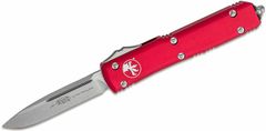 Microtech  121-1ORD Ultratech Standard Red automatický nůž 8,8 cm, Stonewash, červená, hliník