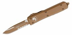 Microtech 121-2CTA Ultratech Cerakote Tan Standard automatický nůž 8,8 cm, hnědá, hliník