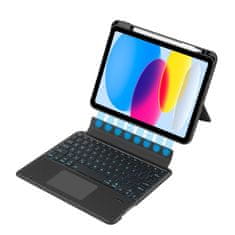 Tech-protect SC Mag Pen pouzdro s klávesnicí na iPad 10.9'' 10gen 2022, černé