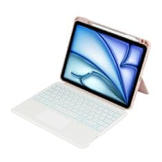 Tech-protect SC Mag Pen pouzdro s klávesnicí na iPad Air 10.9'' 4-5gen 2020-2022 / 11'' 6gen 2024, růžové