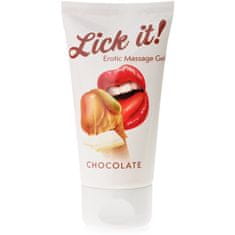 XSARA Lick it chocolate 50 ml aromatizovaný masážní gel na celé tělo čokoládový - 75637333