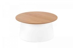 ATAN Konferenční stolek AZZURA - přírodní/bílá
