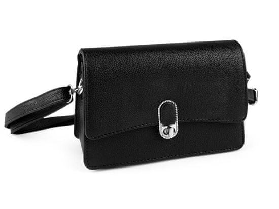 Kraftika 1ks černá kabelka crossbody 23x15 cm, ledvinky