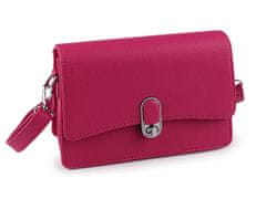 Kraftika 1ks pink kabelka crossbody 23x15 cm, ledvinky