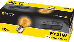 Coyote Žárovka 24V 21W PY21W oranž BAU15S COYOTE VISION