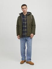 Jack&Jones Pánská bunda JJLOOP 12236010 Forest Night (Velikost S)