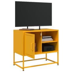 Vidaxl TV skříňka hořčicově žlutá 68 x 39 x 60,5 cm ocel