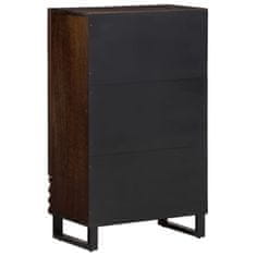 Vidaxl Highboard hnědý 60 x 34 x 100 cm masivní mangovníkové dřevo