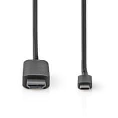 Nedis propojovací kabel USB 3.2 gen.1 zástrčka USB-C - zástrčka HDMI, 2 m (CCGL64655BK20)