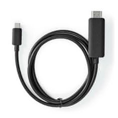 Nedis propojovací kabel USB 3.2 gen.1 zástrčka USB-C - zástrčka HDMI, 2 m (CCGL64655BK20)