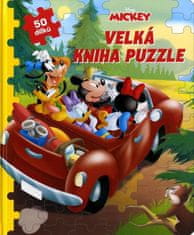 Mickey a jeho přátelé - Velká kniha puzzle 50 dílků