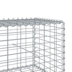 Petromila Gabionový koš s víkem 300 x 100 x 50 cm pozinkované železo