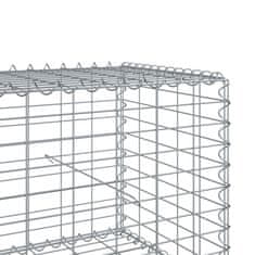 Petromila Gabionový koš s víkem 500 x 100 x 50 cm pozinkované železo