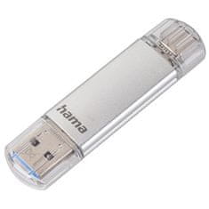 Hama USB Flash disk Pen Laeta 128 GB USB 3.1USB-C - stříbrný