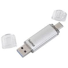 Hama USB Flash disk Pen Laeta 128 GB USB 3.1USB-C - stříbrný