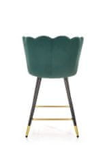 Halmar Barová židle H106 tmavě zelená (1p=2szt)