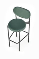 Halmar Barová židle H108 tmavě zelená (1p=2szt)