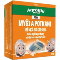 AgroBio ATAK Myši a potkani - měkká nástraha 150 g