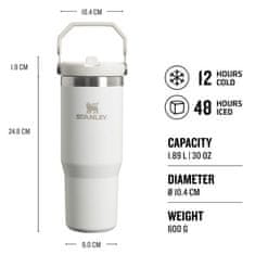 Stanley Tumbler se slámkou/brčkem 890ml Frost