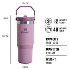 Stanley Tumbler se slámkou/brčkem 890ml Lilac