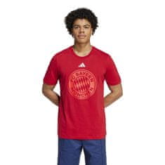 Adidas Tričko BAYERN MNICHOV Graphic Tee red Velikost: L