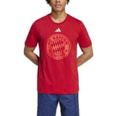 Adidas Tričko BAYERN MNICHOV Graphic Tee red Velikost: L