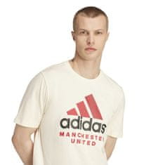 Adidas Tričko MANCHESTER UNITED Seasonal white Velikost: S