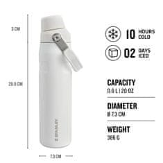 Stanley Vakuová termo láhev na pití Aerolight IceFlow 600 ml Frost