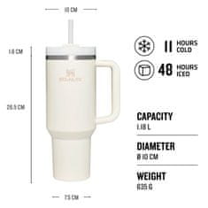 Stanley Nerezový tumbler Quencher H2.O Flow State Cream Tonal