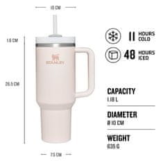 Stanley Nerezový tumbler Quencher H2.O Flow State Quartz