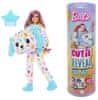 Mattel Panenka Barbie Cutie Reveal Barbie barevné sny dalmatin, doplňky s 10 překvapeními HRK37