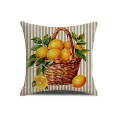 Flor de Cristal Povlak na polštář 45 x 45 cm LEMON BASKET POD161