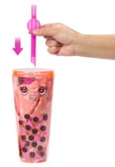 Mattel Panenka Barbie Pop Reveal Barbie bubble tea mangové koláčky, doplňky s 8 překvapeními, voňavé HTJ18