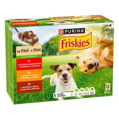 Friskies ADULT Multipack hovězí + kuře + jehně 12x85g