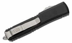 Microtech 122-11 Ultratech Partial Serrated automatický nůž 8,8 cm, Stonewash, černá, hliník