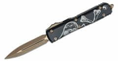 Microtech 122-13DCS Ultratech Bronze Death Card automatický nůž 8,8cm, Apocalyptic, černá, hliník